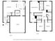 Detailed floor plan showcasing the layout of both floors of this beautiful home at 558 Plowman Dr, Shelbyville, IN 46176