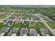 A beautiful aerial view of the neighborhood, featuring lush greenery, well-maintained lawns, and a variety of home styles at 5667 Skylark Dr, Greenwood, IN 46143