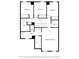 Floor plan of the second story featuring the bedrooms, bathrooms, and utility room at 576 Plowman Dr, Shelbyville, IN 46176