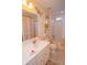 Bathroom with a sink vanity, decorative fish art, and a shower-tub combination at 665 Featherstone Dr, Westfield, IN 46074