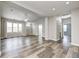 Bright and spacious living room offering hardwood floors and a flowing, open floor plan at 6816 Park Square Dr # C, Avon, IN 46123
