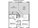 Optional second floor layout with a loft, bath, three bedrooms, and two bathrooms at 700 North W, McCordsville, IN 46055