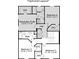 Optional second floor layout with four bedrooms, a secondary suite, and two bathrooms at 700 North W, McCordsville, IN 46055