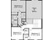 Second floor layout features four bedrooms, two bathrooms, and an open to below at 700 North W, McCordsville, IN 46055