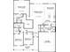 Layout features a primary suite, gathering room, kitchen, three bedrooms, utility, and a garage at 700 North W, McCordsville, IN 46055