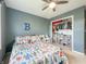Comfortable bedroom with a large bed, open closet, and inviting decor at 8798 Surrey Dr, Pendleton, IN 46064