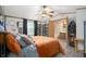 Inviting main bedroom with stylish decor, leading to an en-suite bathroom at 9621 N County Road 25 W, Muncie, IN 47303