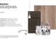 A beautiful, coordinated selection of the home's kitchen materials, colors and finishes at 10307 Gateway Dr, Brownsburg, IN 46234