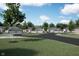 New construction homes with tree-lined streets and well-manicured lawns in a suburban neighborhood at 10307 Gateway Dr, Brownsburg, IN 46234