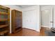 This bonus room is versatile and offers storage and an open doorway into another room at 10363 N County Road 950 E, Brownsburg, IN 46112