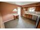 Eat in kitchen offers lots of space and natural lighting at 10827 Wonderland Dr, Indianapolis, IN 46239
