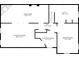 Floor plan of the basement featuring a utility, Gathering, exercise, and recreation room at 1107 N Hartman Dr, Indianapolis, IN 46219
