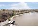 Lakeside community offers waterfront living with boat docks and beach access at 11319 Shoreview Ln, Indianapolis, IN 46236