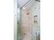 Luxurious walk-in shower with tile and a niche at 11319 Shoreview Ln, Indianapolis, IN 46236