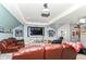 Spacious living room offers ample seating and large screen television for viewing entertainment at 11550 Clarkston Rd, Zionsville, IN 46077