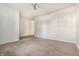 Spacious living room with carpet, fresh paint, and natural light, offering a versatile living space at 1221 Danielle Rd, Lebanon, IN 46052