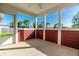 Enclosed patio with views to the outdoors, offering a serene space at 1221 Danielle Rd, Lebanon, IN 46052