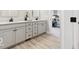 Elegant bathroom boasts dual sinks, granite countertops, and modern fixtures at 1303 N 8Th St, Elwood, IN 46036