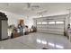 Spacious two-car garage with ample storage space and an automatic door at 1401 Blackthorne N Trl, Plainfield, IN 46168