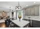Open kitchen featuring a center island, stainless steel appliances, and lots of natural light at 1454 Woodfield Dr, Greenwood, IN 46143