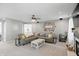 Comfortable living room featuring plush seating, neutral decor, and an open floor plan at 1454 Woodfield Dr, Greenwood, IN 46143