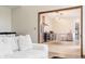 The kitchen features stainless steel appliances and seamlessly connects to the living room creating an open floor plan at 1510 Continental Dr, Zionsville, IN 46077