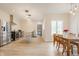 Spacious and well-lit kitchen featuring stainless steel appliances and a dining area with lots of natural light at 1510 Continental Dr, Zionsville, IN 46077