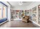 Bright playroom with built-in bookshelves, creating a perfect space for fun and creativity at 1510 Continental Dr, Zionsville, IN 46077