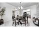 Formal dining room offers stylish decor, and views into the living room at 16285 Remington Dr, Fishers, IN 46037