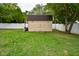 Outdoor storage shed with lawn at 1701 Lincoln Rd, Speedway, IN 46224