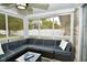 Comfortable sunroom with large windows and an outdoor view at 1701 Lincoln Rd, Speedway, IN 46224