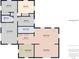 Detailed floor plan showcasing bedroom, bathroom, living spaces, and utility room at 209 E 35Th St, Anderson, IN 46013