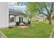 Cozy back patio with outdoor seating, ideal for enjoying peaceful moments or entertaining guests outdoors at 2444 S Brandywine Ct, Greenfield, IN 46140