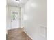 Bright foyer with tiled flooring and a white front door at 2444 S Brandywine Ct, Greenfield, IN 46140