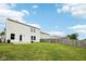 Great view from a sloped backyard at 2545 Harvest Moon Dr, Greenwood, IN 46143
