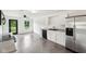 Bright kitchen features black appliances and ample counter space at 2545 Harvest Moon Dr, Greenwood, IN 46143