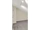 Interior angle shot of the attic space, displaying the ceiling and carpet at 3996 Brockton Manor N Dr, Greenwood, IN 46143