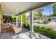 Covered front porch featuring cozy seating and a view of the neighborhood at 413 E 40Th St, Indianapolis, IN 46205
