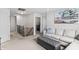 Inviting loft space with plush seating, and easy access to the laundry room and bedrooms at 4629 Rainwater Ln, Whitestown, IN 46075