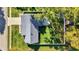Aerial view showcasing the home, its well-manicured lawn, and the surrounding neighborhood at 51 Wilson Dr, Carmel, IN 46032