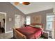 Bright bedroom with neutral walls and plenty of natural light at 5348 Pelham Way, Indianapolis, IN 46216