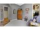 Bedroom featuring hardwood floors, neutral walls, and a view into the walk-in closet at 6150 Rolling Rock Ln, Noblesville, IN 46062