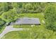Spacious property with a well-maintained single-story home, surrounded by lush greenery and trees at 6464 Whitley Ln, Indianapolis, IN 46260