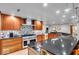 Spacious kitchen with granite countertops, stainless steel appliances, and an open layout, great for cooking at 6465 Lawrence Dr, Indianapolis, IN 46226