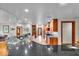 Spacious kitchen with a large island, bar seating, and modern appliances, perfect for culinary enthusiasts at 6465 Lawrence Dr, Indianapolis, IN 46226