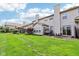 Expansive backyard with a lush lawn and a patio that offers the perfect space for recreation and relaxation at 7045 Gavin Dr, Indianapolis, IN 46217