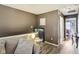 Cozy loft area with couch and views into the bedroom at 7045 Gavin Dr, Indianapolis, IN 46217