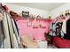 Spacious walk-in closet with shelving and hanging rods for optimal organization and storage possibilities at 7045 Gavin Dr, Indianapolis, IN 46217