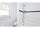 Bright bathroom with a bathtub, shower, and updated fixtures at 7245 Highburry Dr, Indianapolis, IN 46256