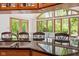 Sun-soaked living area offers natural light, neutral paint, and an idyllic area to relax or entertain guests at 7420 Denton Cir, Indianapolis, IN 46256